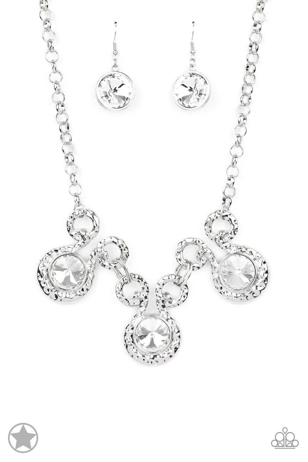 Hypnotized - Silver Necklace Set